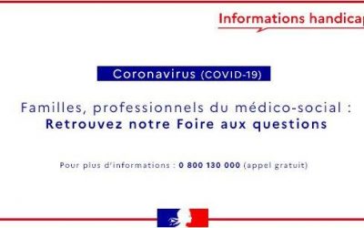 Covid-19 : une Foire aux questions pour les personnes en situation de handicap