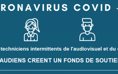 COVID 19 : NETFLIX ET AUDIENS CRÉENT UN FONDS DE SOUTIEN D’URGENCE À DESTINATION DES ARTISTES ET TECHNICIENS INTERMITTENTS DE L’AUDIOVISUEL ET DU CINÉMA