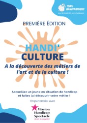 Handi’Culture : un dispositif pour favoriser l’accès à l’emploi des jeunes en situation de handicap avec le