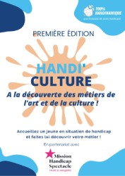 Handi’Culture : un dispositif pour favoriser l’accès à l’emploi des jeunes en situation de handicap avec le